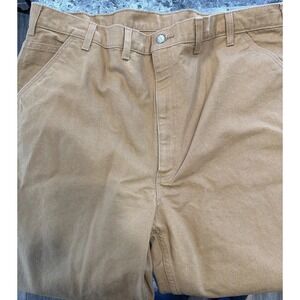 Carhartt Loose Fit Washed Duck Utility Work Pants 44x36 Brown NWT BN0011-M